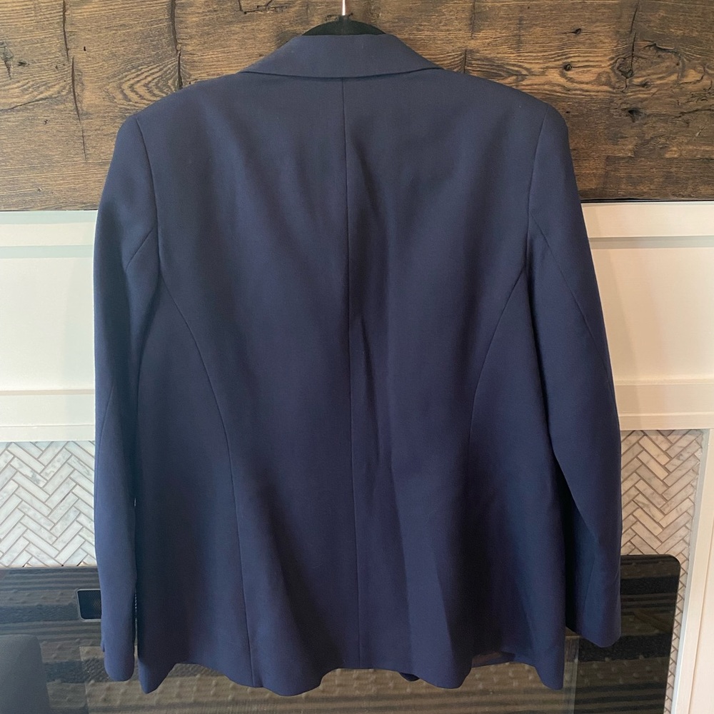 Navy Pendleton Suit Jacket Size 14 - image 5